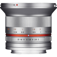 

Samyang 12mm F2.0 NCS CS Ultra Wide, Manual Focus Lens for Olympus & Panasonic Micro 4/3 Cameras, Silver