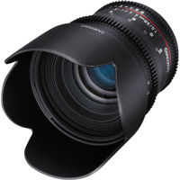 

Samyang 50mm T1.5 AS UMC VDSLR II Manual Focus Cine Lens for Sony E Mount, 6 Groups /9 Elements, 1.5 ' / 0.46m Focus Distance