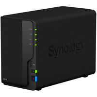 

Synology DiskStation DS218 2-Bay NAS Enclosure, Quad-core 1.4GHz, 2GB RAM, No HDD