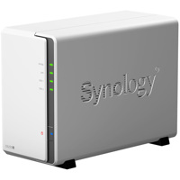 

Synology DiskStation DS220j 2-Bay NAS Enclosure, 3.5"/2.5" SATA Drive Bay, Quad Core 1.4 GHz, RAID/Basic/JBOD/RAID 0/RAID 1