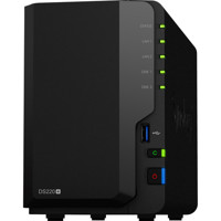 

Synology DiskStation DS220+ 2-Bay NAS Enclosure, 2-Core 2.0GHz, 2GB RAM, No HDD