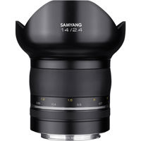 

Samyang XP 14mm F2.4 High Speed Wide Angle Lens with AE Chip for Canon EF