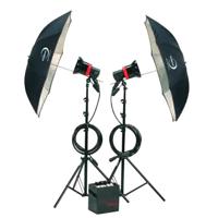 

Speedotron 1205LS Two Light Travel System Includes: 1205CX LV Power Supply & 202VF CC Light Unit with 7" Reflector