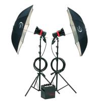 

Speedotron 1205LS Two Light Travel System Includes: 1205CX LV Power Supply & 202VF CC Light Unit with 7" Reflector