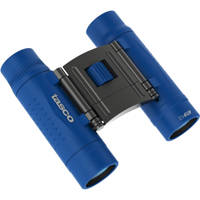 

Tasco 10x25 Essentials Series Weather Resistant Roof Prism Binocular with 5.5 Degree Angle of View, Blue