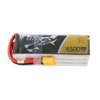 

Tattu 4500mAh 22.2V 25C 6S1P LiPo Battery Pack with XT60 Plug for Align Trex .600 Helicopter