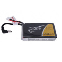 

Tattu 2500mAh 7.4V 2S1P LiPo Battery Pack with DC3.5mm Plug for Fatshark Goggles