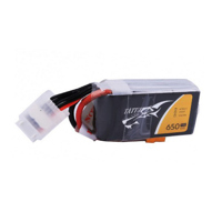 

Tattu 14.8V 650mAh 75C 4S1P LiPo Battery with XT30 Plug for 90-150mm Size FPV Quadcopters