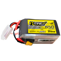 

Tattu R-Line 650mAh 22.2V 95C 6S1P Lipo Battery Pack with XT30 Plug