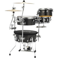 

Tama Cocktail-JAM 4-Piece Shell Pack with Hardware, Includes 6x16" Bass Drum, 5x10" Tom Tom, 5.5x14" Floor Tom, 5x12" Snare Drum, Midnight Gold Sparkle