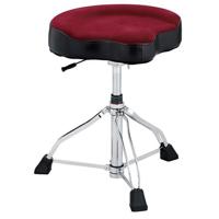 

Tama 1st Chair Glide Rider Limited Edition Drum Throne, Adjustable Height 18.5"-25.6", Saddle Seat HYDRAULIX with Dark Red Cloth Top
