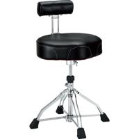 

Tama HT741B 1st Chair Ergo-Rider Drum Throne with Back Rest and Drum Key, 20.25 - 26.12" Height Adjustable, Black