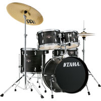 

Tama IE58C Imperialstar 5-Piece Complete Drum Kit with 18" Bass Drum, Meinl HCS Cymbals, Black Oak Wrap