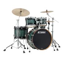 

Tama Starclassic Performer 4-Piece Shell Pack with 22" Bass Drum, Molten Steel Blue Burst