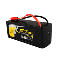 

Tattu Plus 16000mAh 22.2V 15C 6S1P LiPo Battery Pack with AS150 + XT150 Plug for UAV