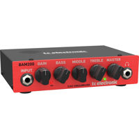 

TC Electronic BAM200 Ultra-Compact 200W Bass Head with Class-D Amp Technology