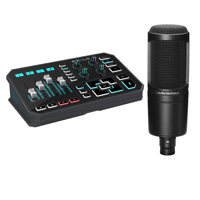 

TC Electronic Helicon GoXLR Revolutionary Online Broadcaster Platform with 4-Channel Mixer, Motorized Faders With Audio-Technica AT2020 Cardioid Condenser Microphone