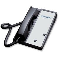 

Teledex Diamond Lobby Hotel Hospitality Single Line Analog Corded Telephone, 1x Guest Service Buttons, Black