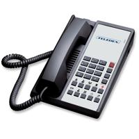 

Teledex Diamond +10 Hotel Hospitality Single Line Analog Corded Telephone, 10x Guest Service Buttons, Black
