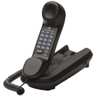 

Teledex I Series Trimline AT1101 Single Line Analog Corded Hotel Telephone, Ash