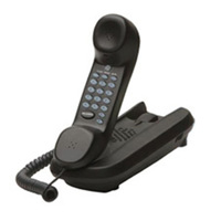 

Teledex I Series Trimline AT1101 Single Line Analog Corded Hotel Telephone, Black