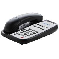 

Teledex I Series AC9110S Single Line Analog Cordless Hotel Speakerphone, 10x Guest Service Buttons, Black