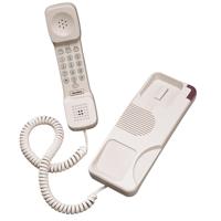 

Teledex Opal Trimline Single Line Analog Corded Hotel Telephone, Message Waiting Light, Ash