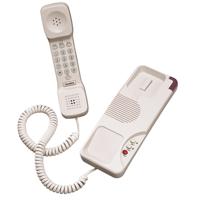 

Teledex Opal Trimline Two Line Analog Corded Hotel Telephone, Message Waiting Light, Ash