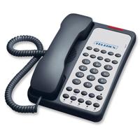 

Teledex Opal 2011S Two Line Analog Corded Hotel Speakerphone, 11x Guest Service Buttons, Black