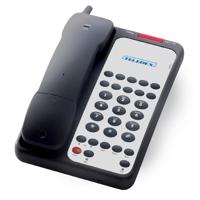 

Teledex Opal DCT1910 Single Line DECT 1.9GHz Cordless Hotel Speakerphone, 10x Guest Service Buttons, Black