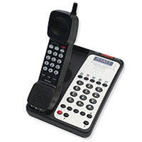 

Teledex Opal DCT2905 Two Line DECT 1.9GHz Cordless Hotel Speakerphone, 5x Guest Service Buttons, Black