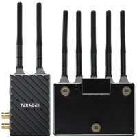 

Teradek Bolt 4K LT 750 3G-SDI/HDMI Wireless Transmitter and Receiver Deluxe Kit, 750' Range, Gold Mount