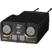 

Telex TR-825 UHF 2-Channel Binaural Wireless Beltpack Transceiver with A5F Headset Jack, Frequency Band H3: 500-518MHz