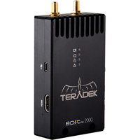 

Teradek Bolt Pro 2000 3G-SDI and HDMI Wireless Video Transmitter, Up to 2000' Transmission Range, 5.19-5.23 GHz and 5.755-5.795 GHz Non-DFS Frequency