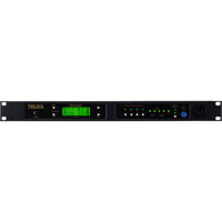 

Telex RTS RadioCom BTR-80N Narrow Band UHF Two-Channel Wireless Synthesized Base Station, A5F Headset Jack, H3: 500-518MHz Transmit/650-668MHz Receive