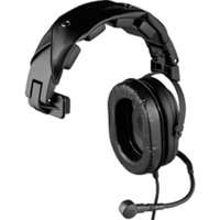 

Telex HR-1 Single Sided Full Cushion Noise-Cancelling Headset with Boom Mic and A4F Connector, 50Hz-15kHz Headset Frequency, 150Ohms Headset & Mic Impedance
