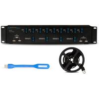 

Technical Pro PS17U Rack Mount 17 Outlet Power Supply Surge Protector with 5V USB Charging Ports