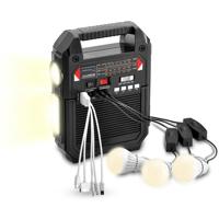 

Technical Pro SOLARBOX8 9-in-1 Solar Power Bank Speaker with 4V 2400 MAh Battery