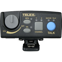 

Telex RTS TR-80N Narrow Band UHF 2-Channel Wireless Synthesized Portable Beltpack Transceiver, A5F Headset Jack, C5: 554-572MHz Receive/686-698MHz Transmit