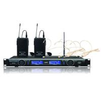 

Technical Pro WM1352 Professional Dual UHF Wireless Lapel & Headset Microphone System with Receiver
