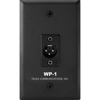 

Telex WP-1 Single Channel Wall Plate for Wired Intercoms, 3-Pin Male XLR Connector