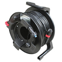 

Tactical Fiber Systems 1250' Single-Mode Two-Fiber Cable on Reel with BullsEye Connectors