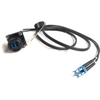 

Tactical Fiber Systems BullsEye Duo Chassis Connector with Patch Cable, 2 LC Breakout