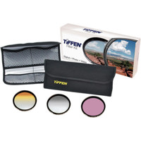 

Tiffen 4x4" Scenic Enhancement Kit 3 with Enhancing Filters, Sunset Color Grad 2, Color Grad ND .6 Filters
