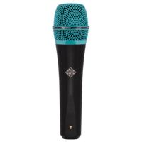 

Telefunken M80 Custom Handheld Supercardioid Dynamic Vocal Microphone, Black Body with Turquoise Grille