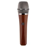 

Telefunken M80 Super-Cardioid Custom Dynamic Handheld Microphone, 30Hz-18kHz Frequency Range, 300Ohms Output Impedance, 3-Pin Male XLR Connector, Cherry Wood