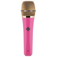 

Telefunken M80 Custom Handheld Supercardioid Dynamic Vocal Microphone, Pink Body with Gold Grille