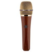 

Telefunken M81 Custom Handheld Supercardioid Universal Dynamic Vocal Microphone, Cherry Wood Body with Gold Grille