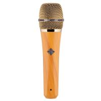 

Telefunken M81 Custom Handheld Supercardioid Universal Dynamic Vocal Microphone, Oak Wood Body with Gold Grille