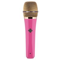 

Telefunken M81 Custom Handheld Supercardioid Universal Dynamic Vocal Microphone, Pink Body with Gold Grille